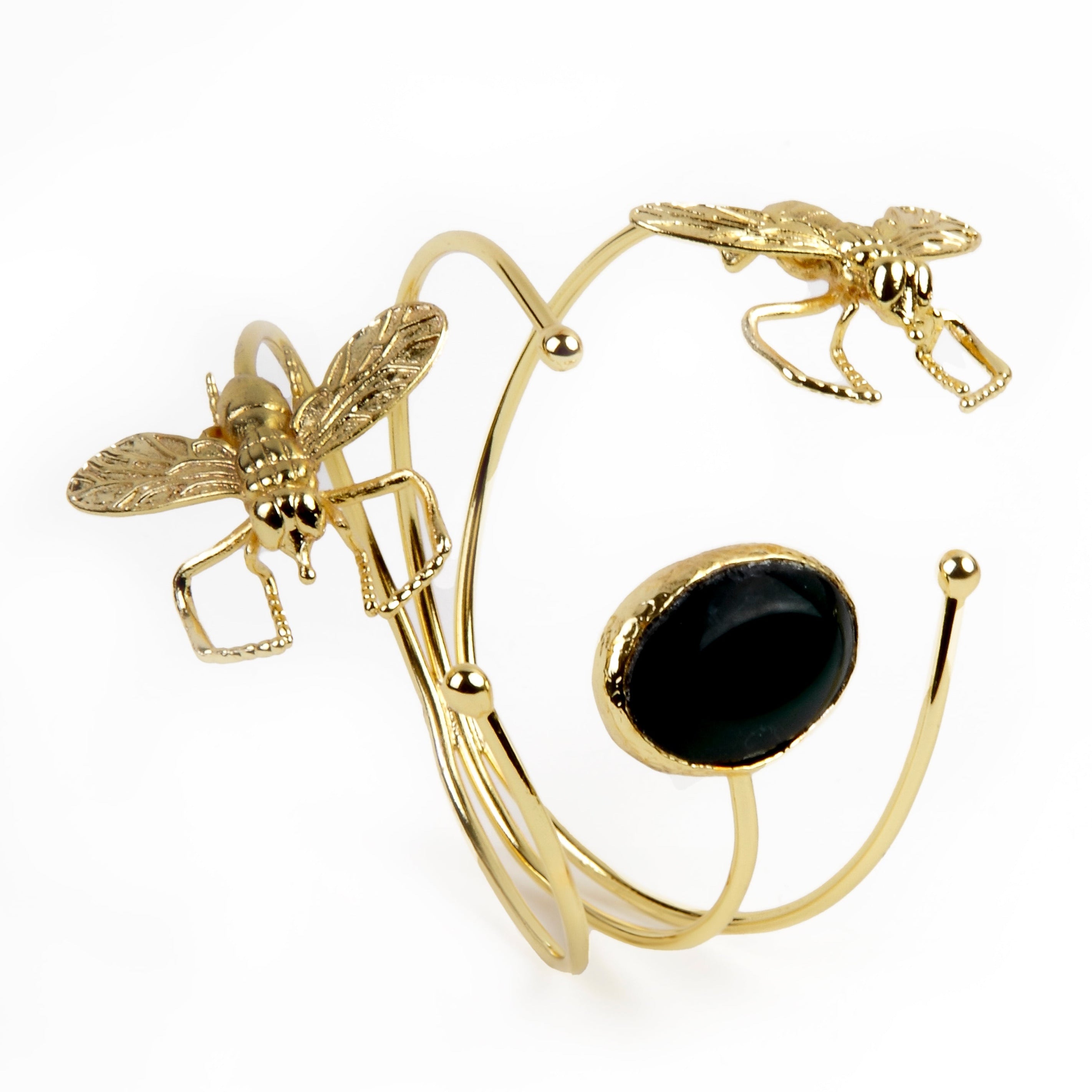 Honey Stone Double Bracelet