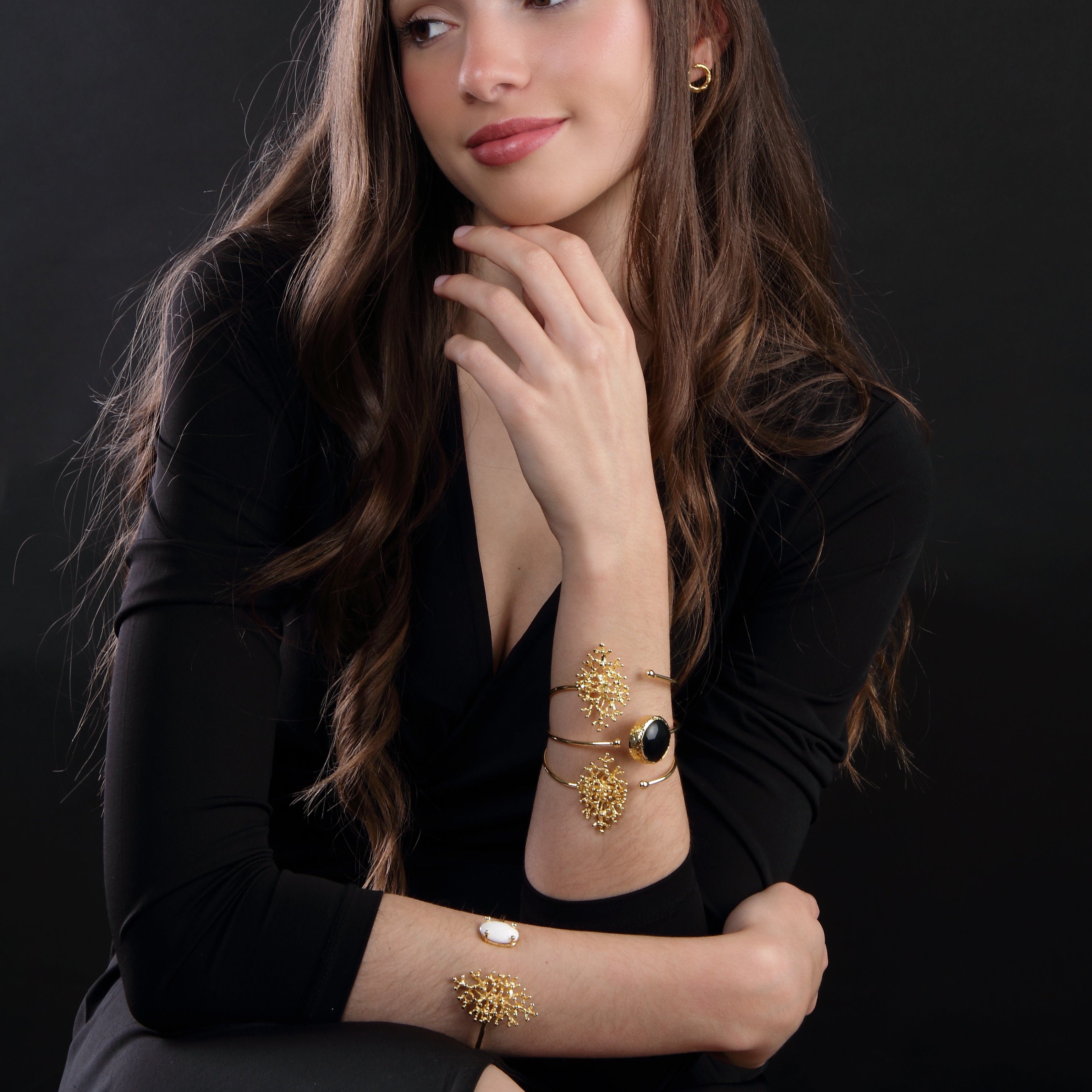 Brazalete Maxi Deya Stone