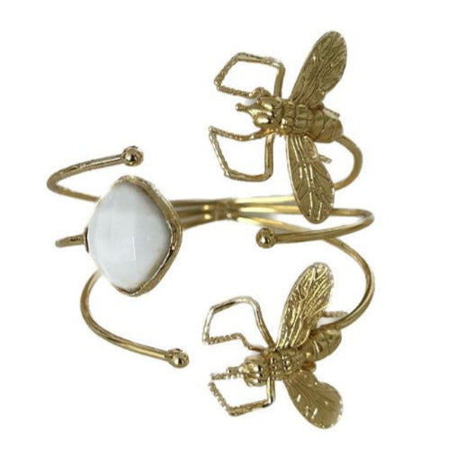 Honey Stone Double Bracelet