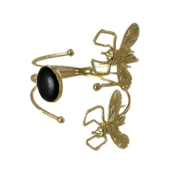 Honey Stone Double Bracelet