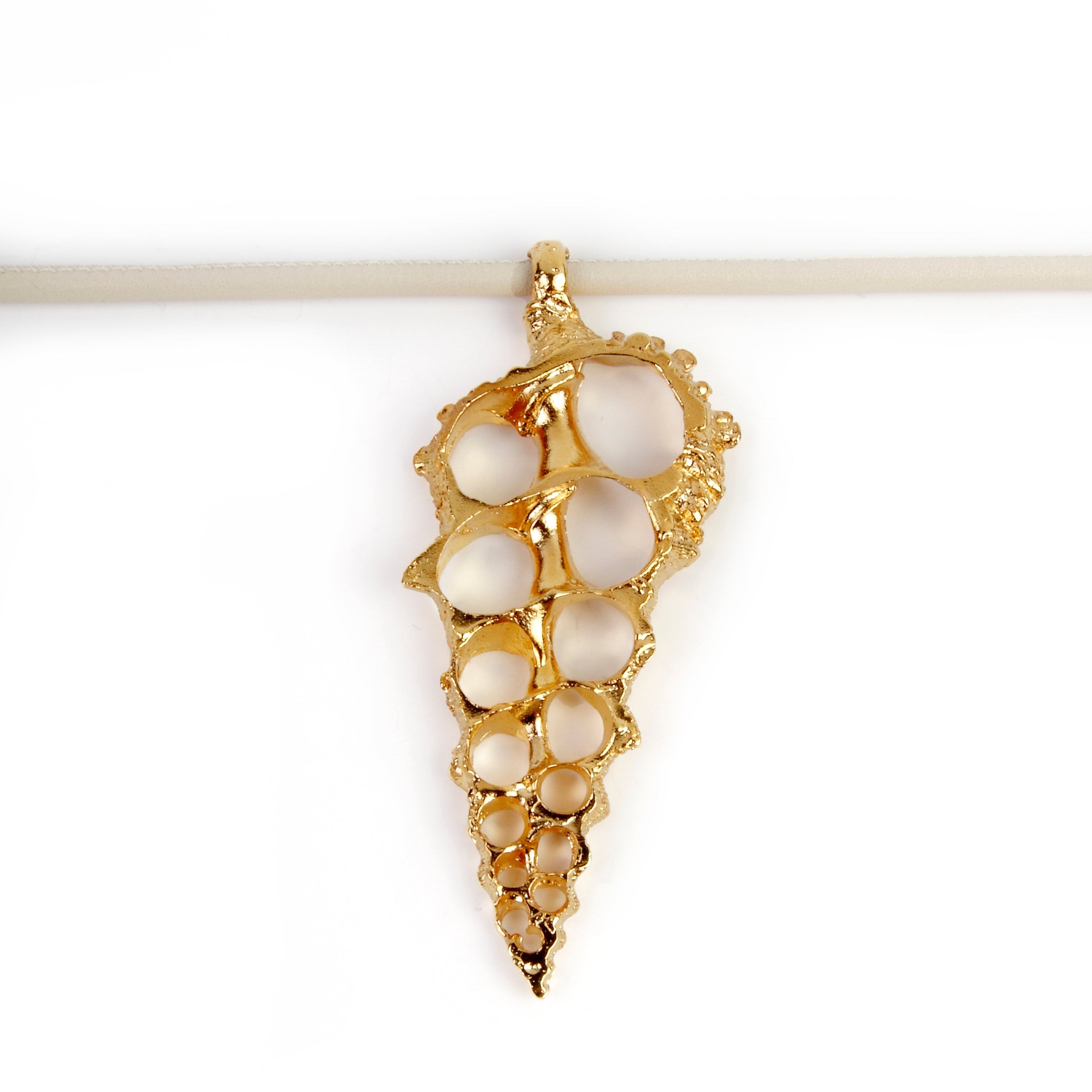 Collar cuero Shell Skeleton Luxe - Vista 4 - Shabama