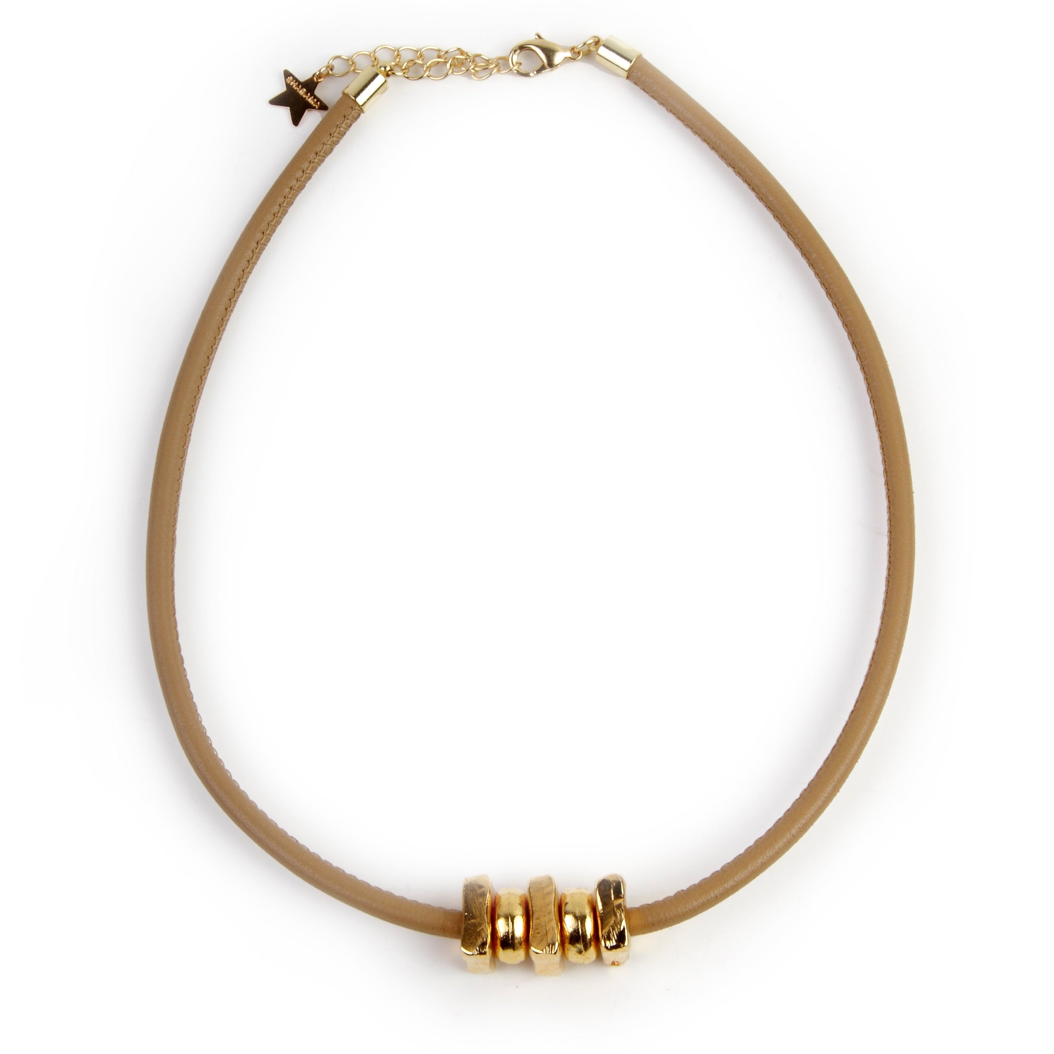 Small Details Luxe leather necklace