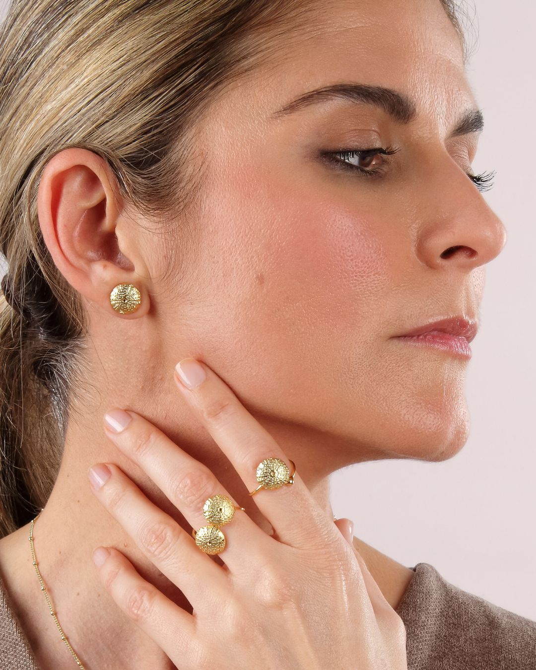 ANILLO MINI ERIZO DOBLE