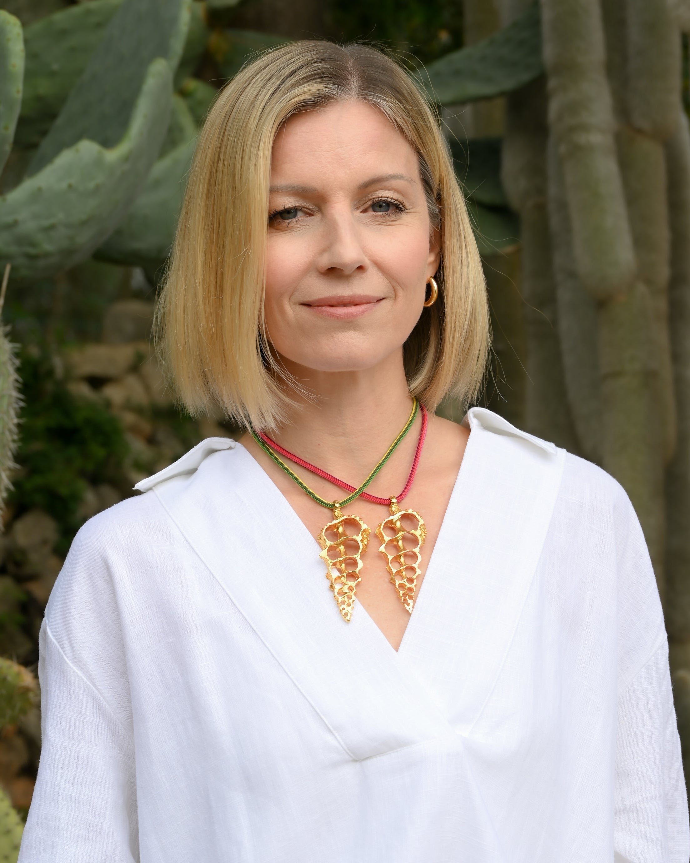 COLLAR ELASTICO FLUOR CARACOLA GRANDE