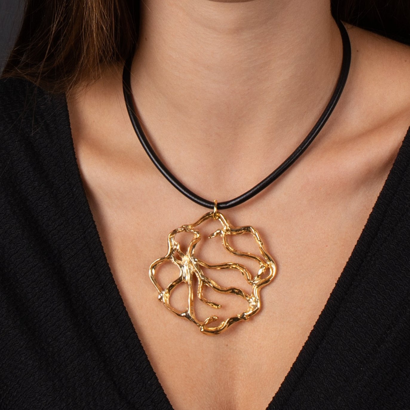 Collar cuero Algala Luxe