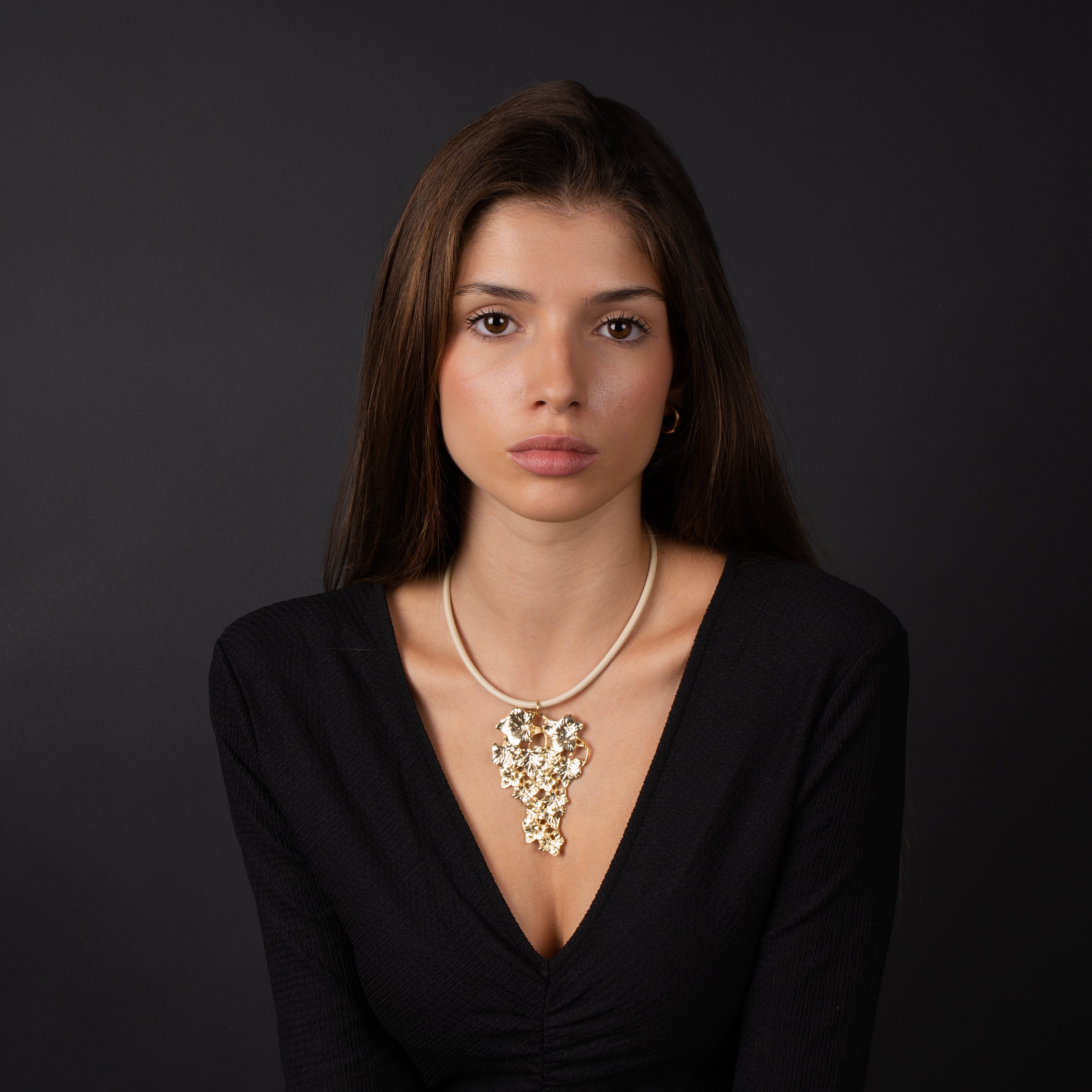 Collar cuero Ivy Luxe