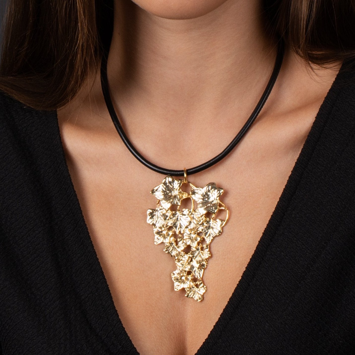 Collar cuero Ivy Luxe