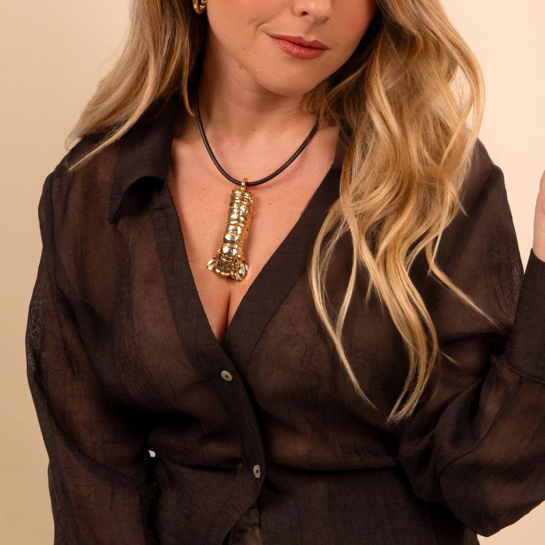 Collar cuero Cola Cigala