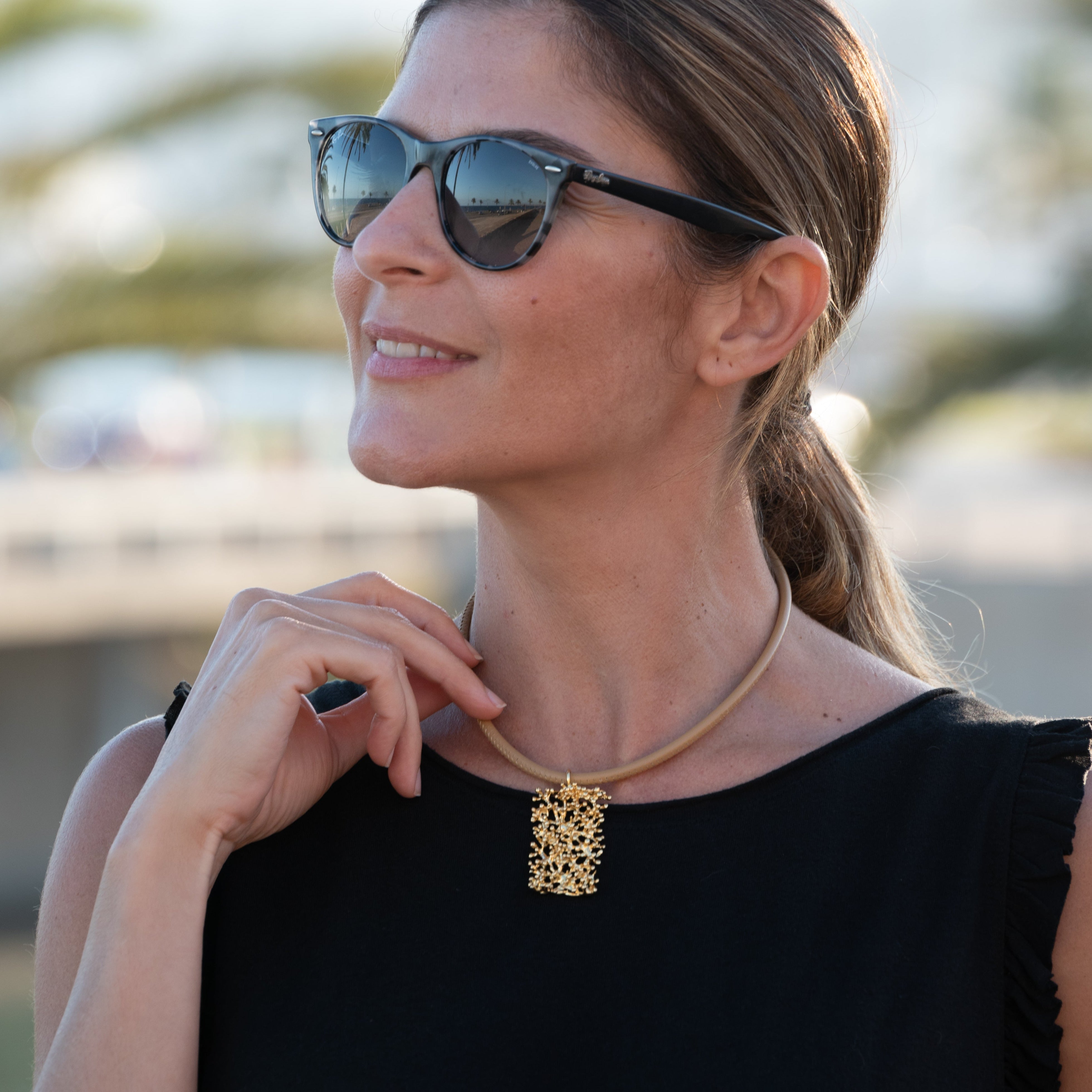 Halsband CUERO Murada Luxe