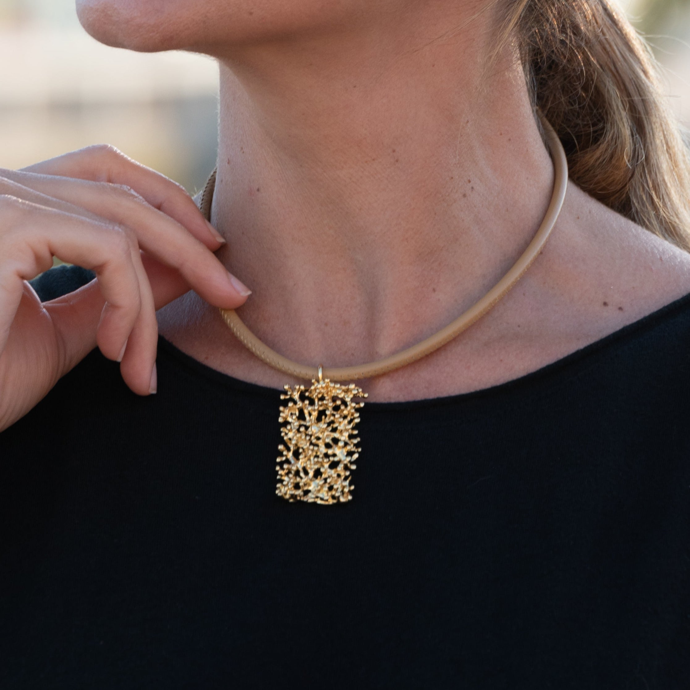 Collar CUERO Murada Luxe