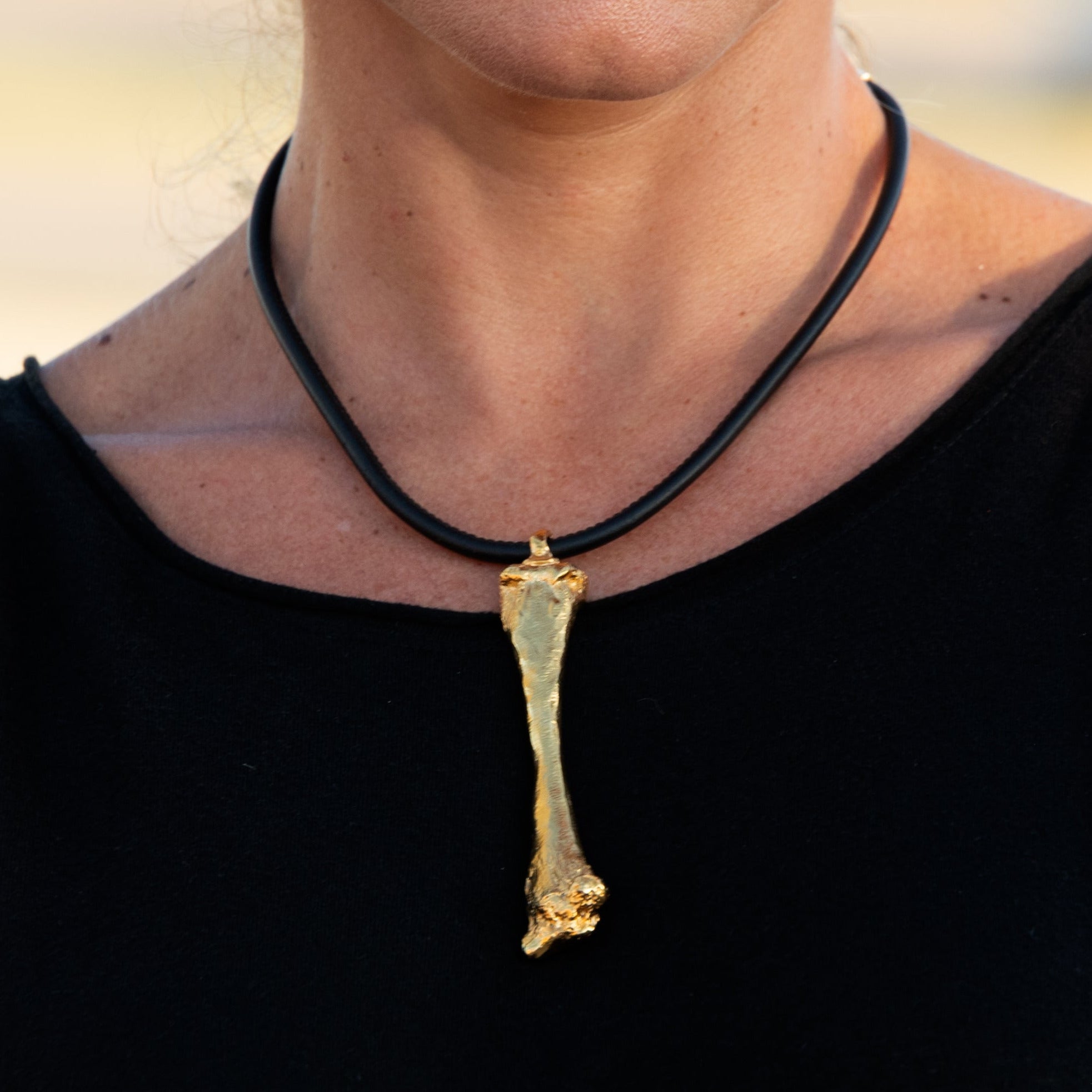 Been Luxe leather collar