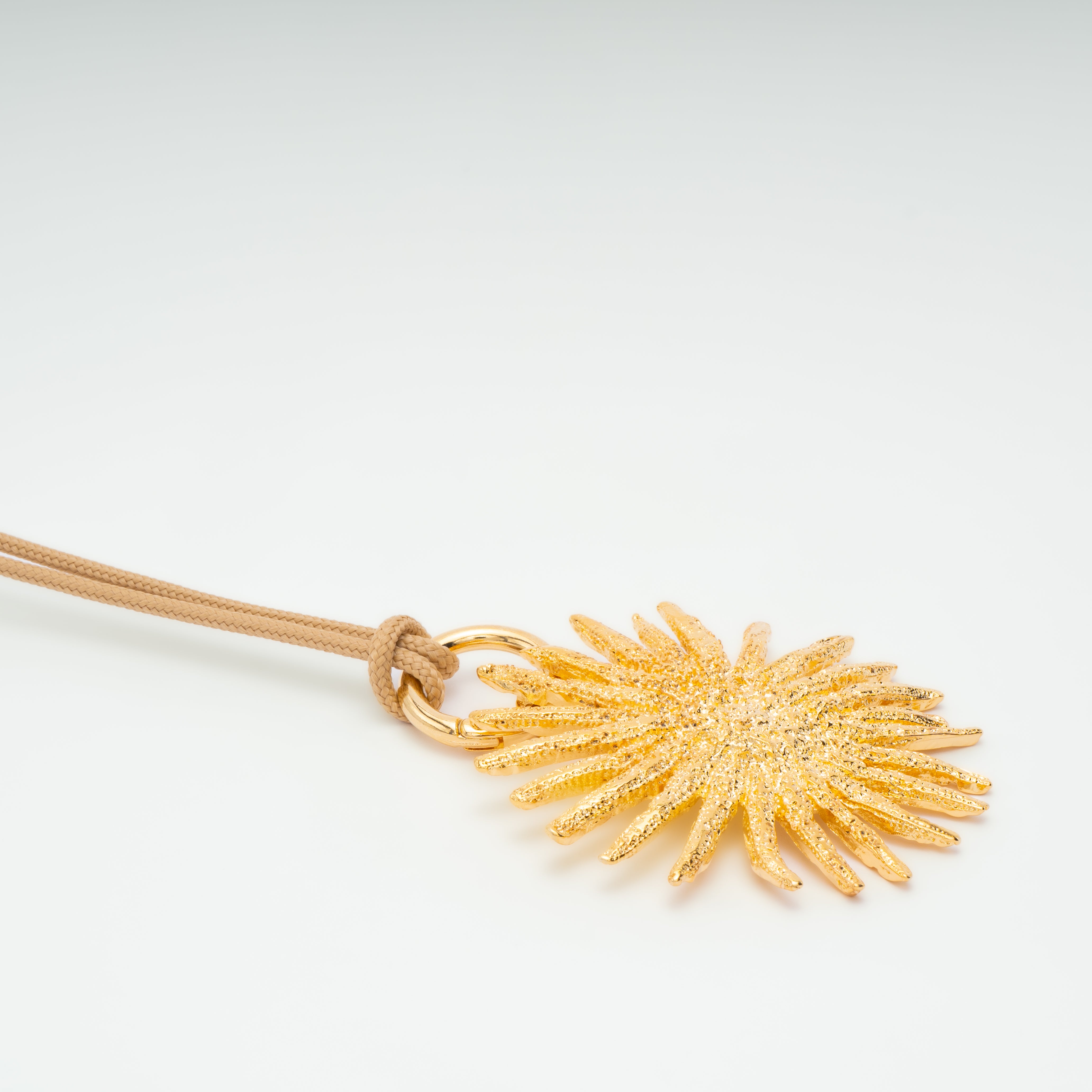 Necklace 2 NYLON beige and black O Sole Mio Cool