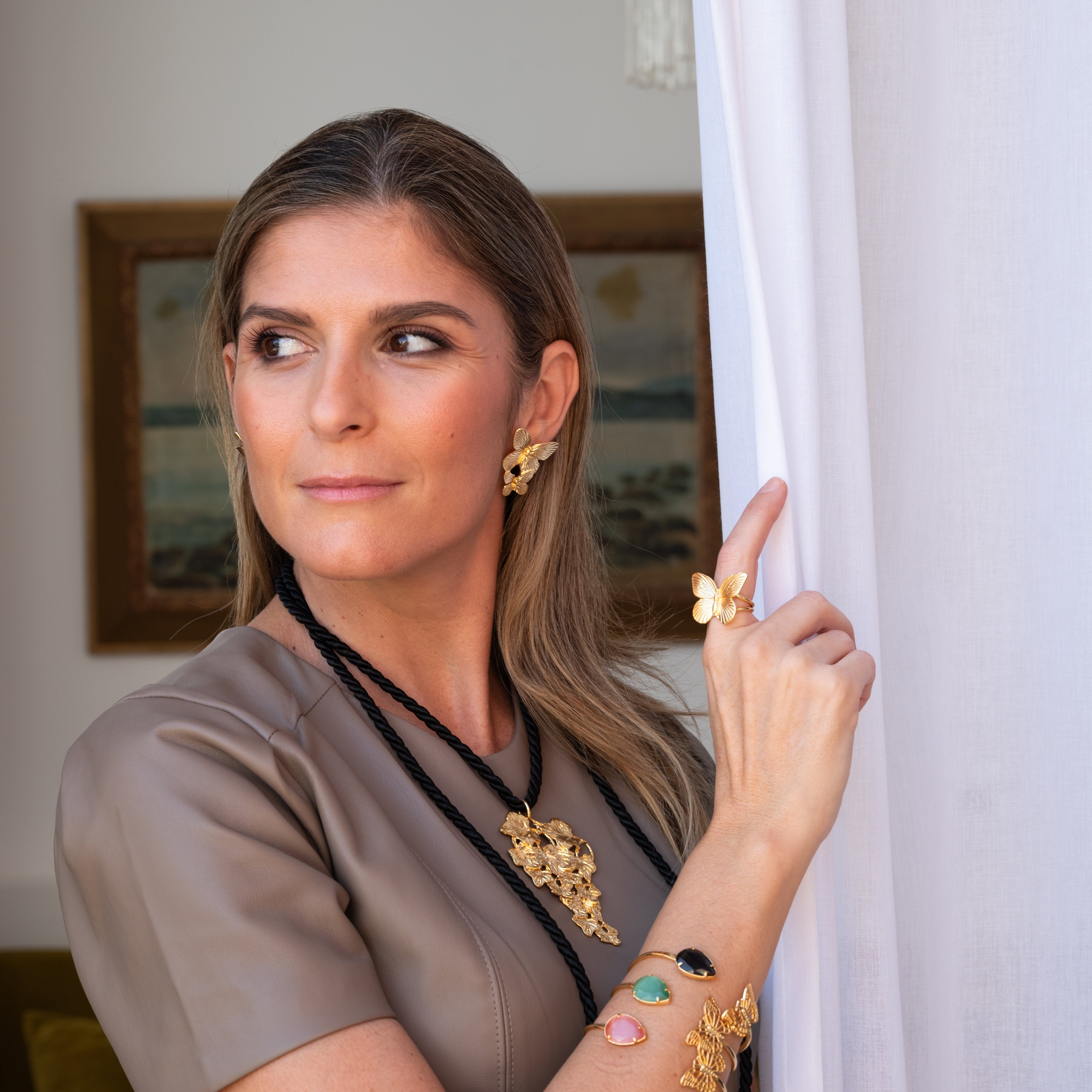 Pendientes Butterfly Duo