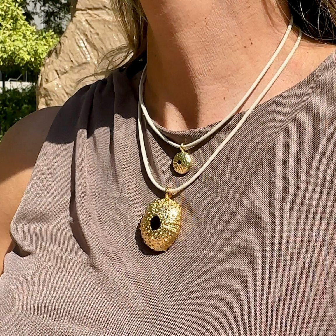 Trenc Medium Luxe leather necklace