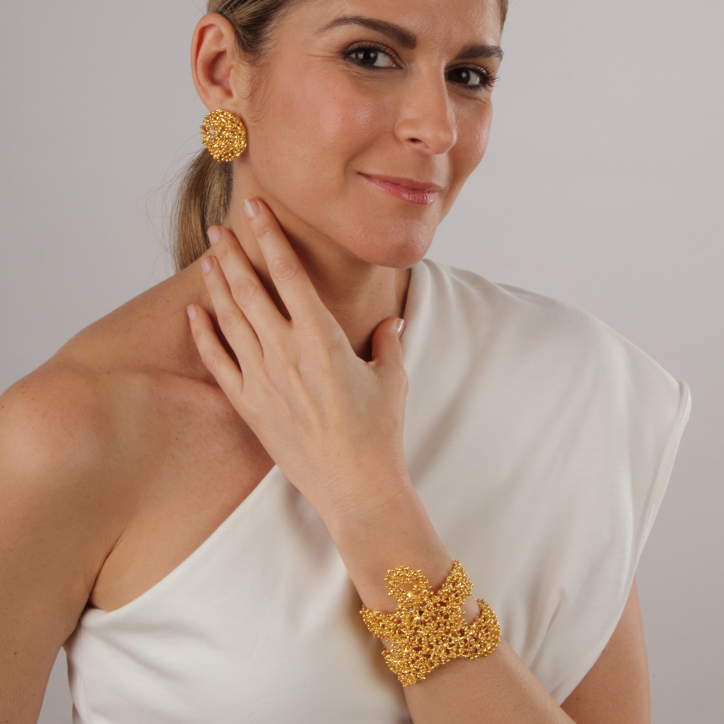Armreif Sublime Star Koralle vergoldet anpassbar