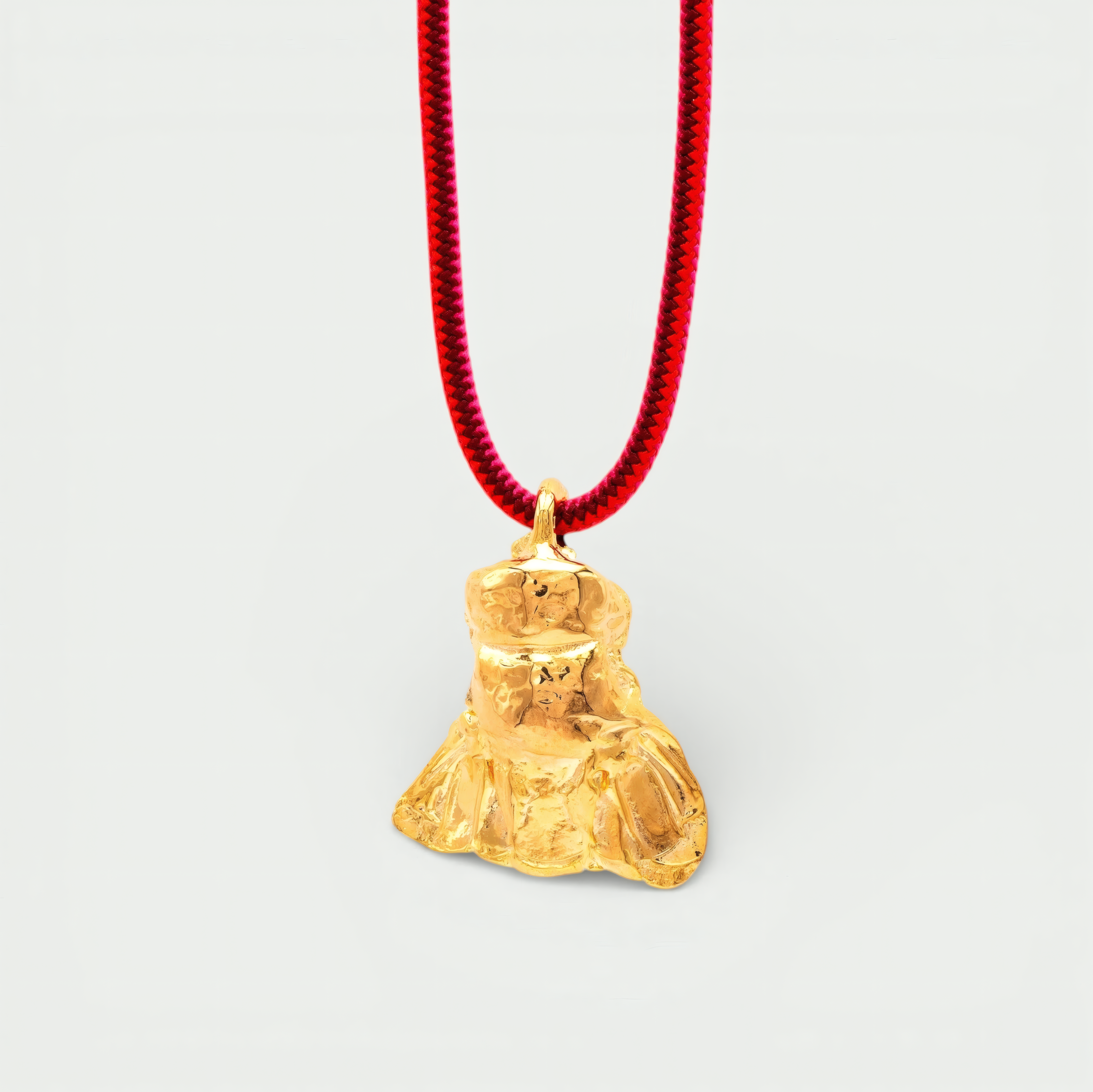 COLLAR ELASTICO COLA DE CIGALA MINI banado en oro - Shabama Palma joyeria Mallorca