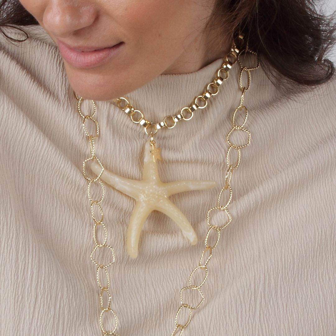 COLLAR CADENA CON ESTRELLA