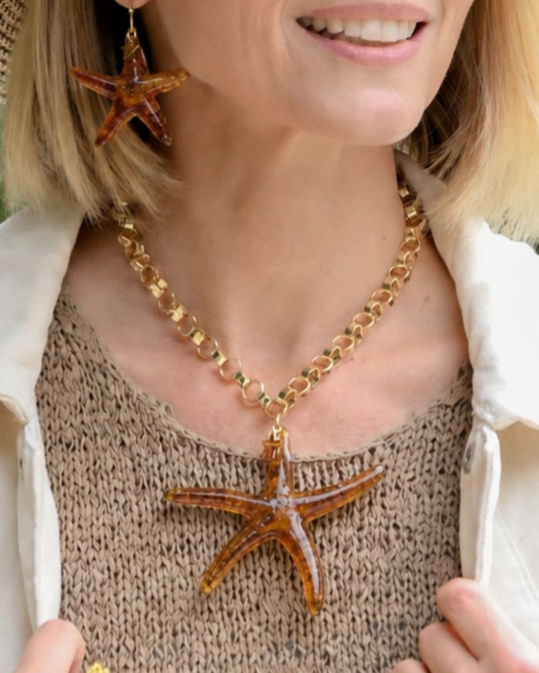 COLLAR CADENA CON ESTRELLA