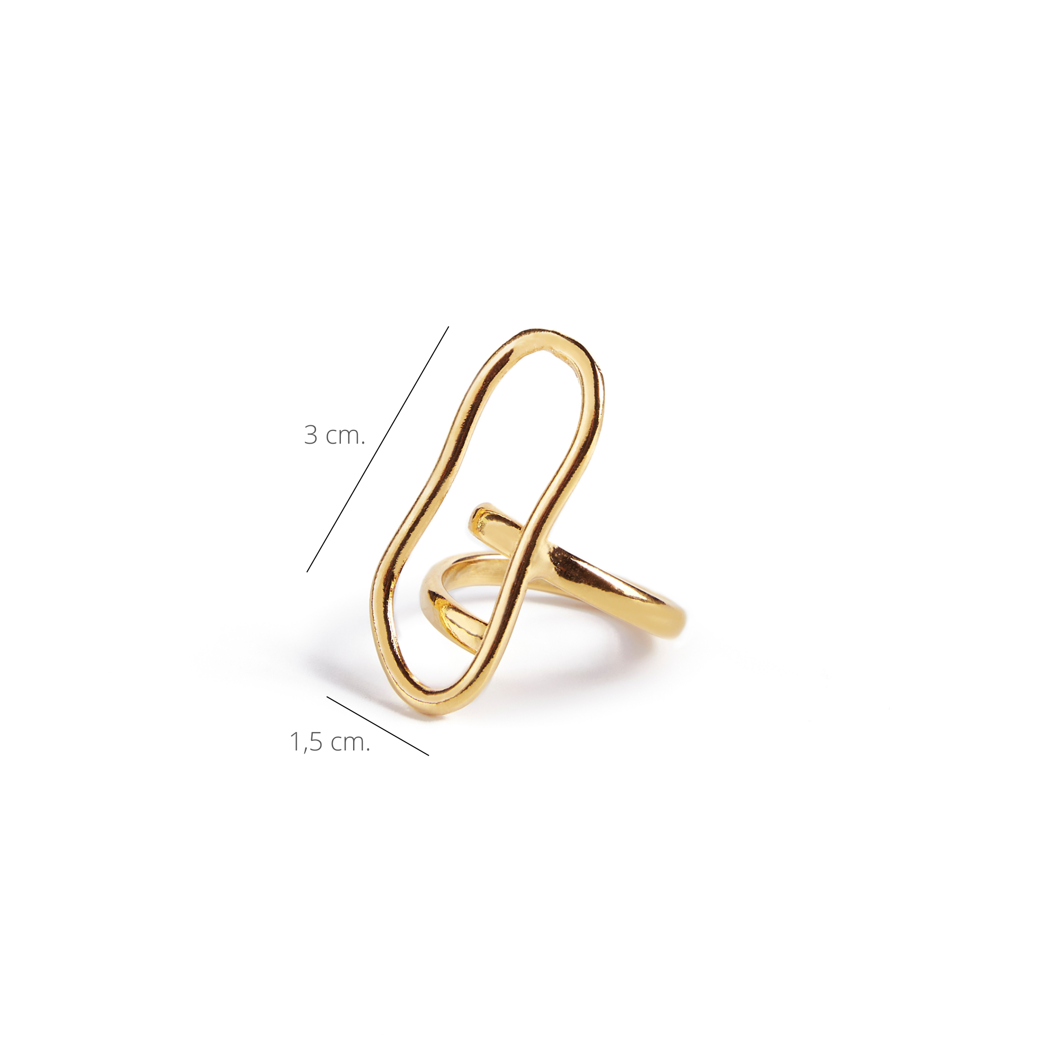 Gold Chad ring (adjustable)