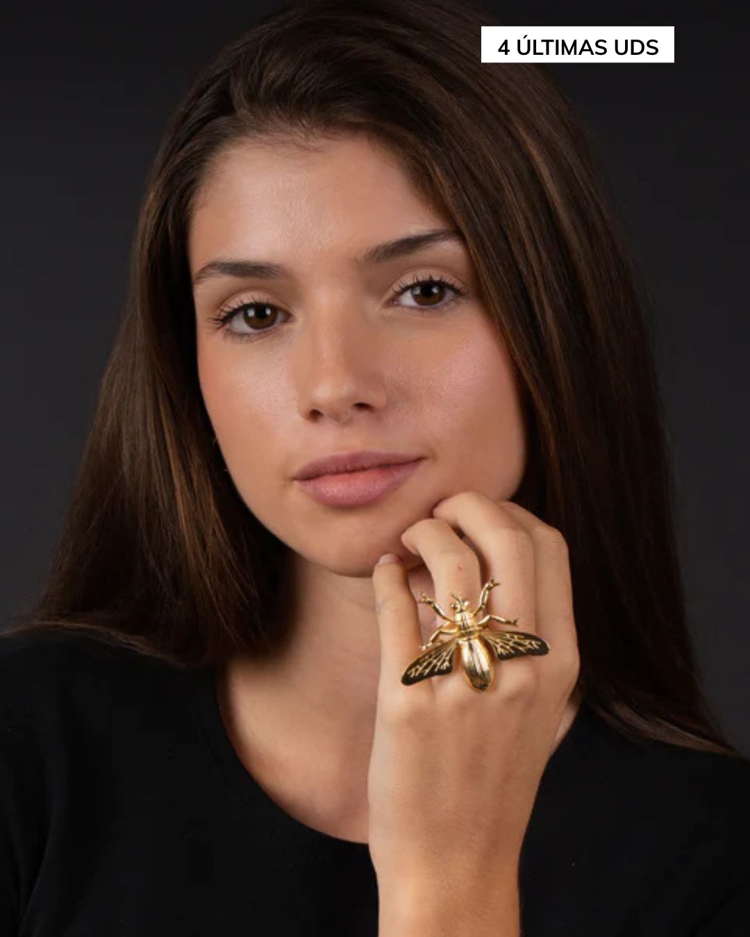 Gold-plated bronze supervisor ring (adjustable)