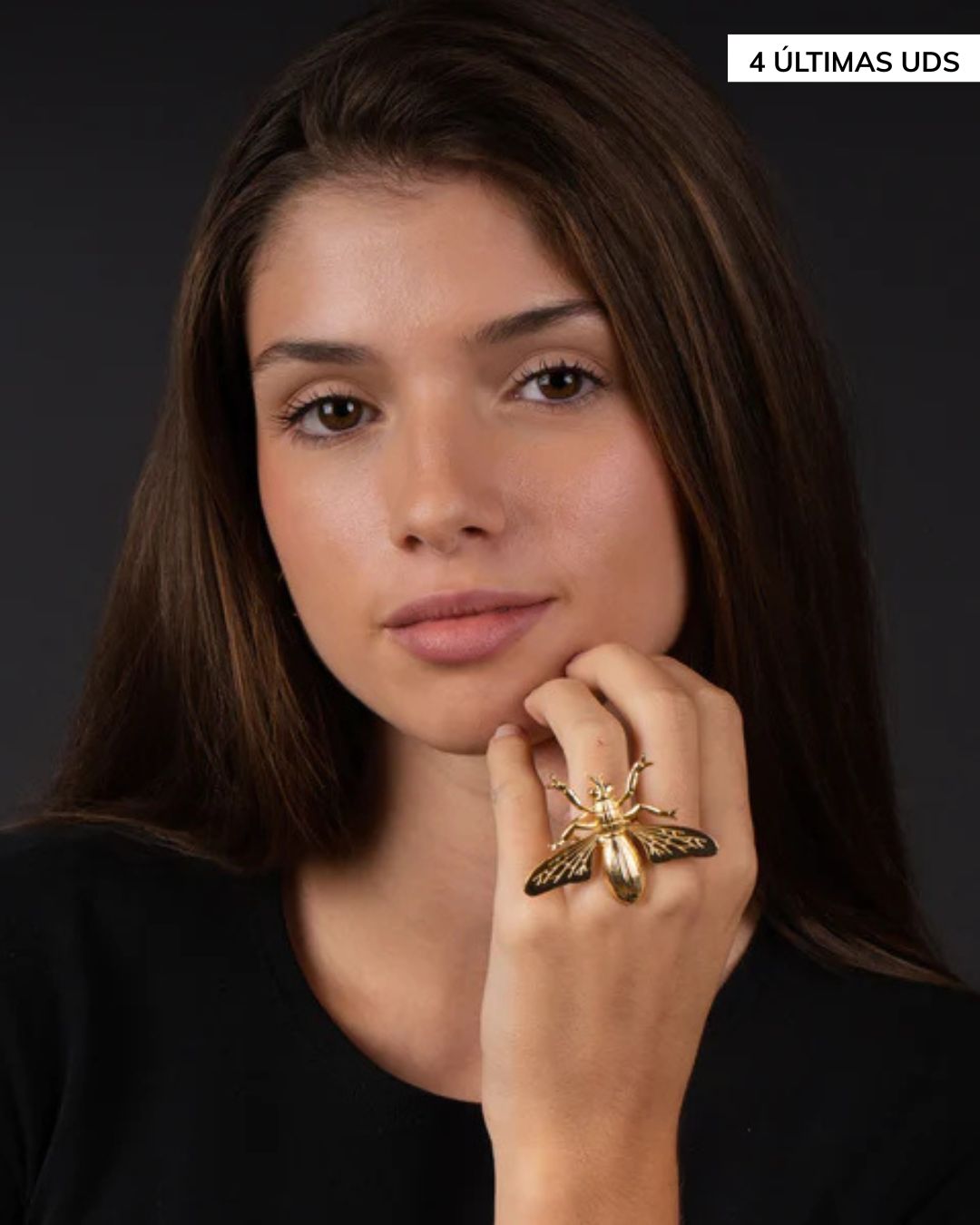 Gold-plated bronze supervisor ring (adjustable)