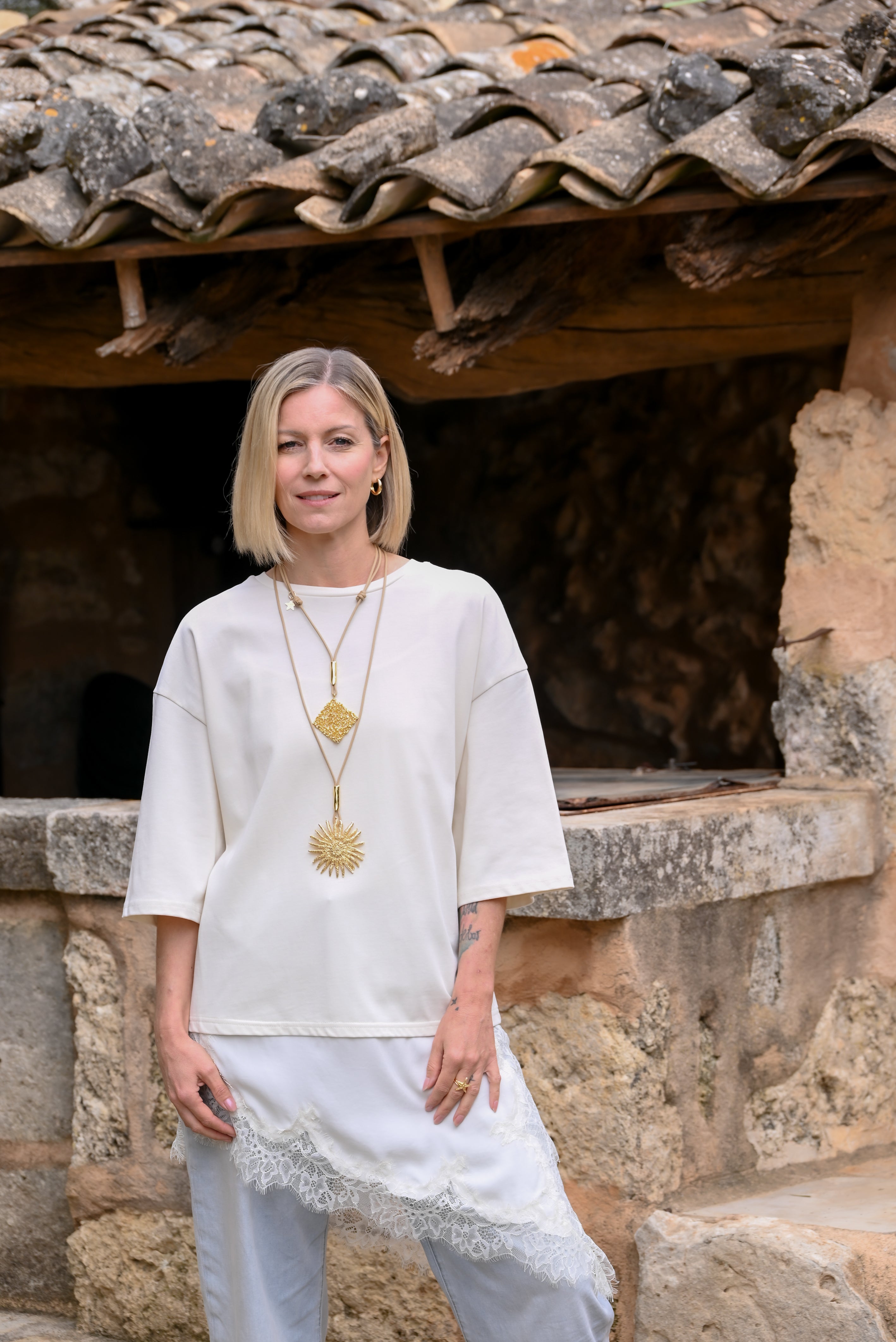 COLLAR NYLON OSOLE MIO GOLDY - Detalle - Joyeria banada en oro Shabama