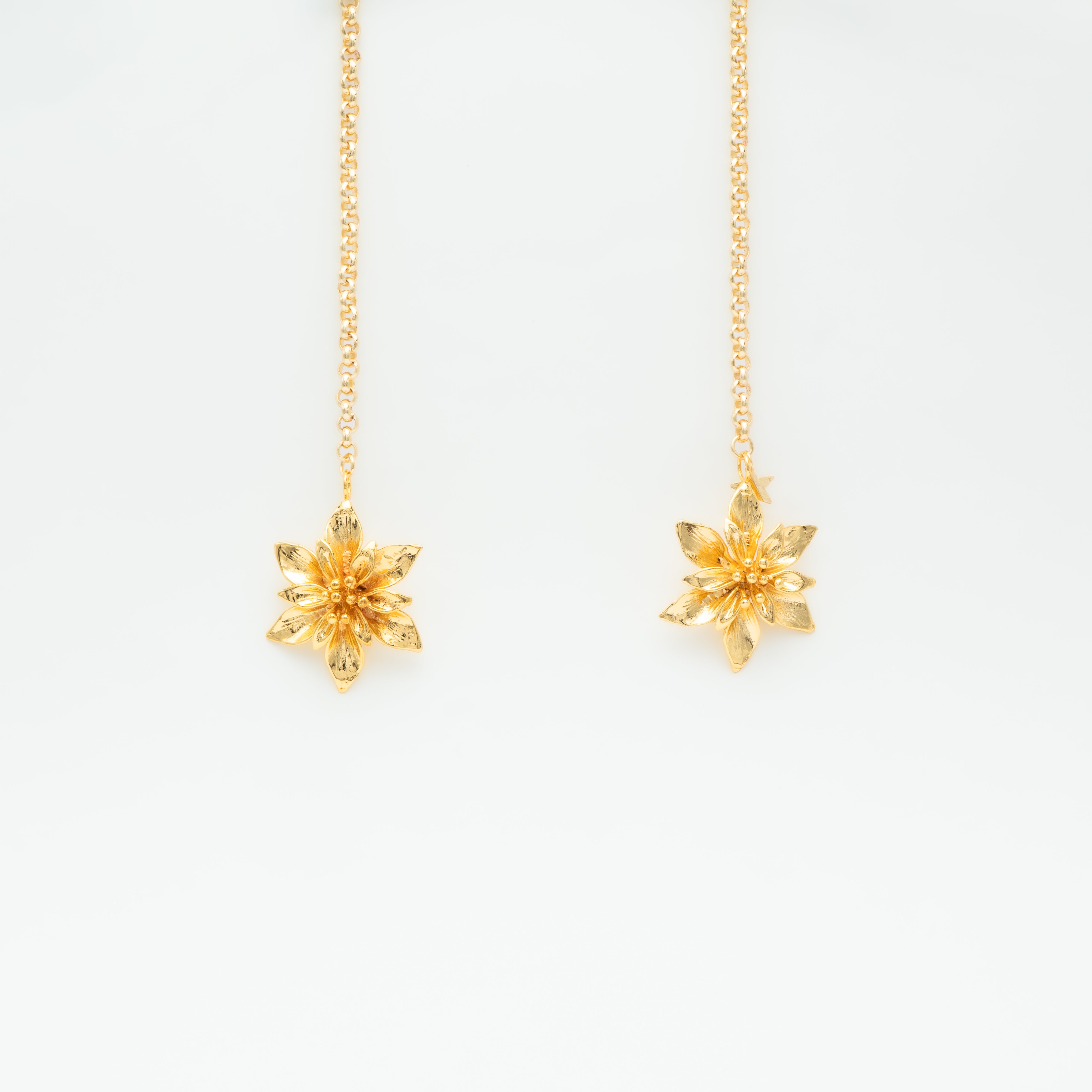 Collar multiposición flor exótica