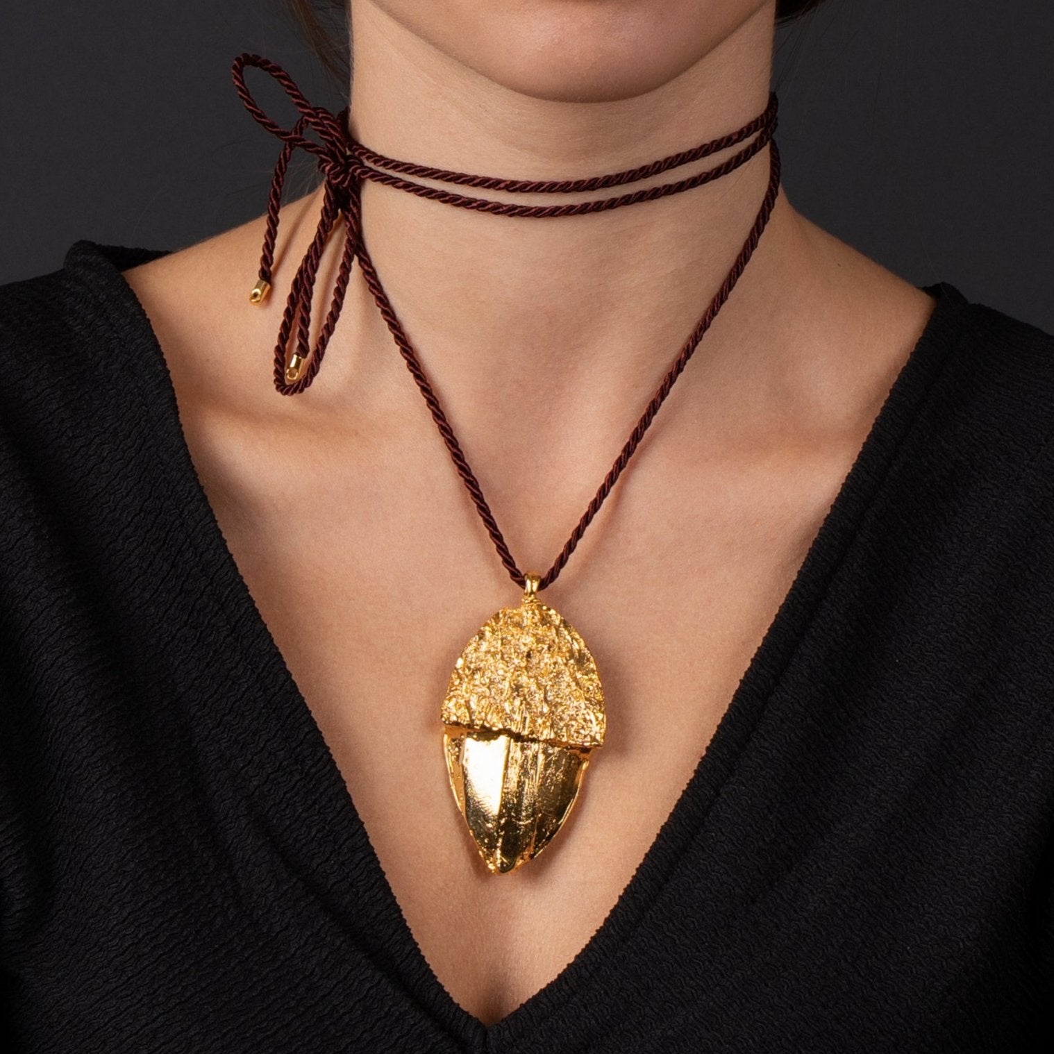 Collar Acorn Silk