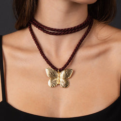 Collar Butterfly Silk