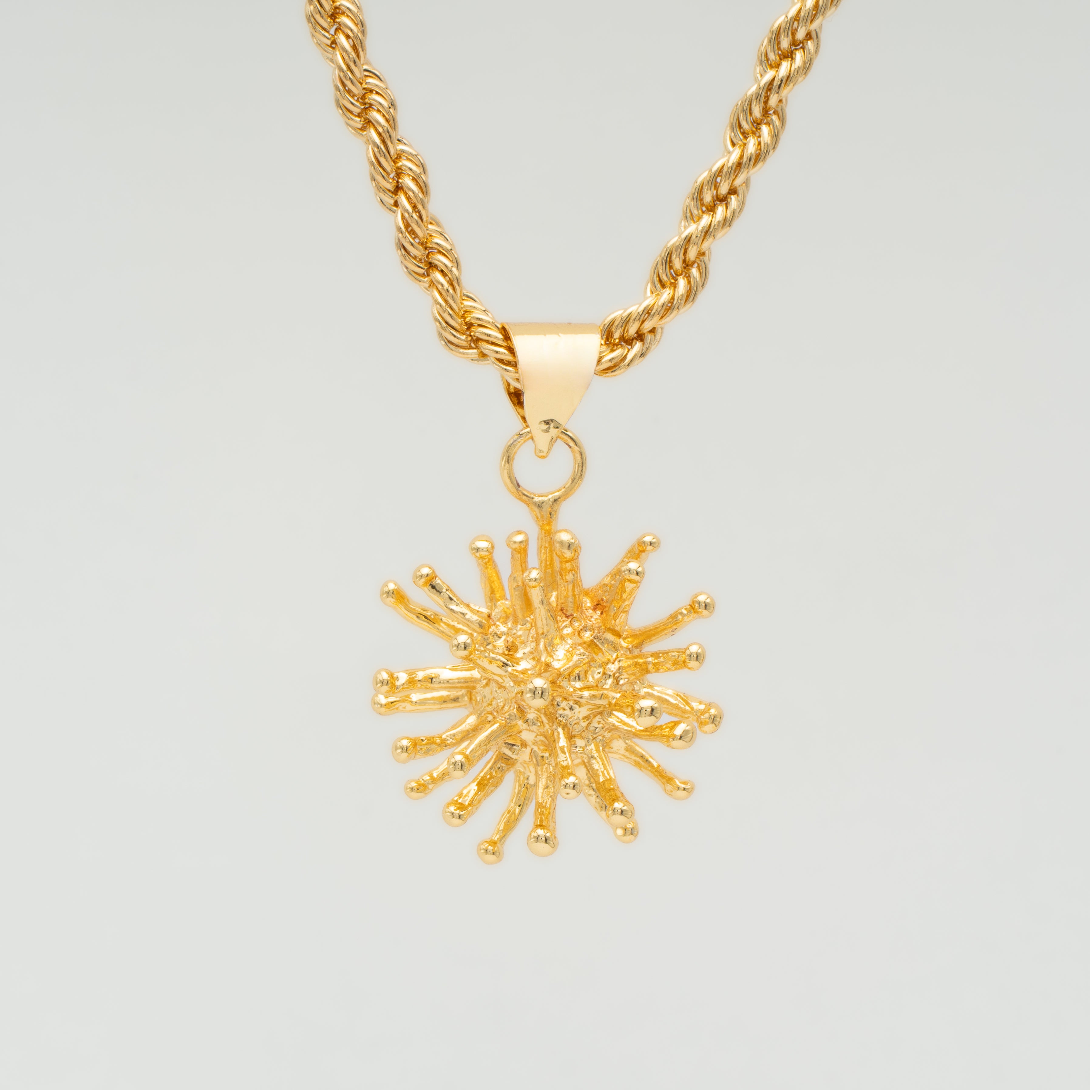 Collar cordón mallorquín con coral