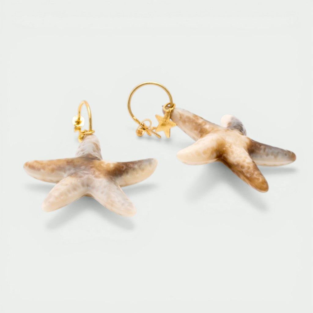 PENDIENTES ARO CON ESTRELLA