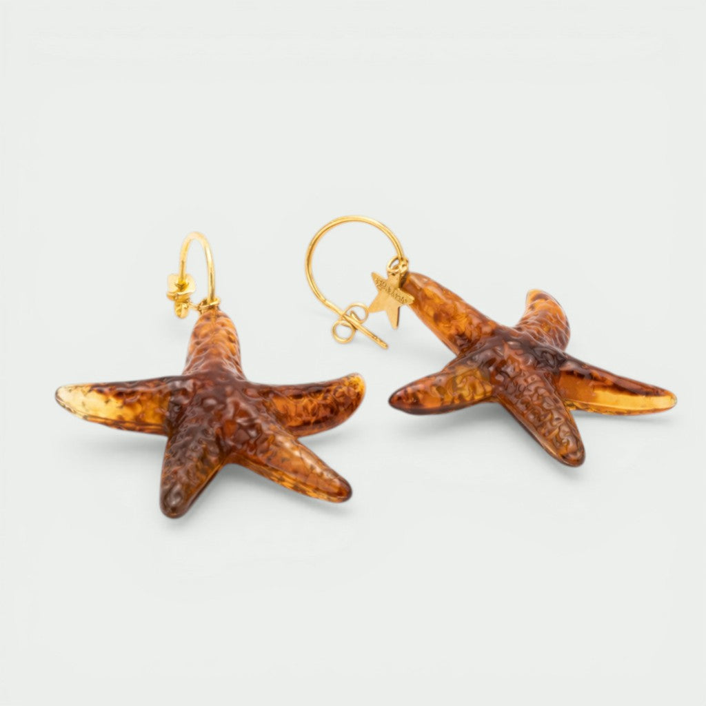 PENDIENTES ARO CON ESTRELLA