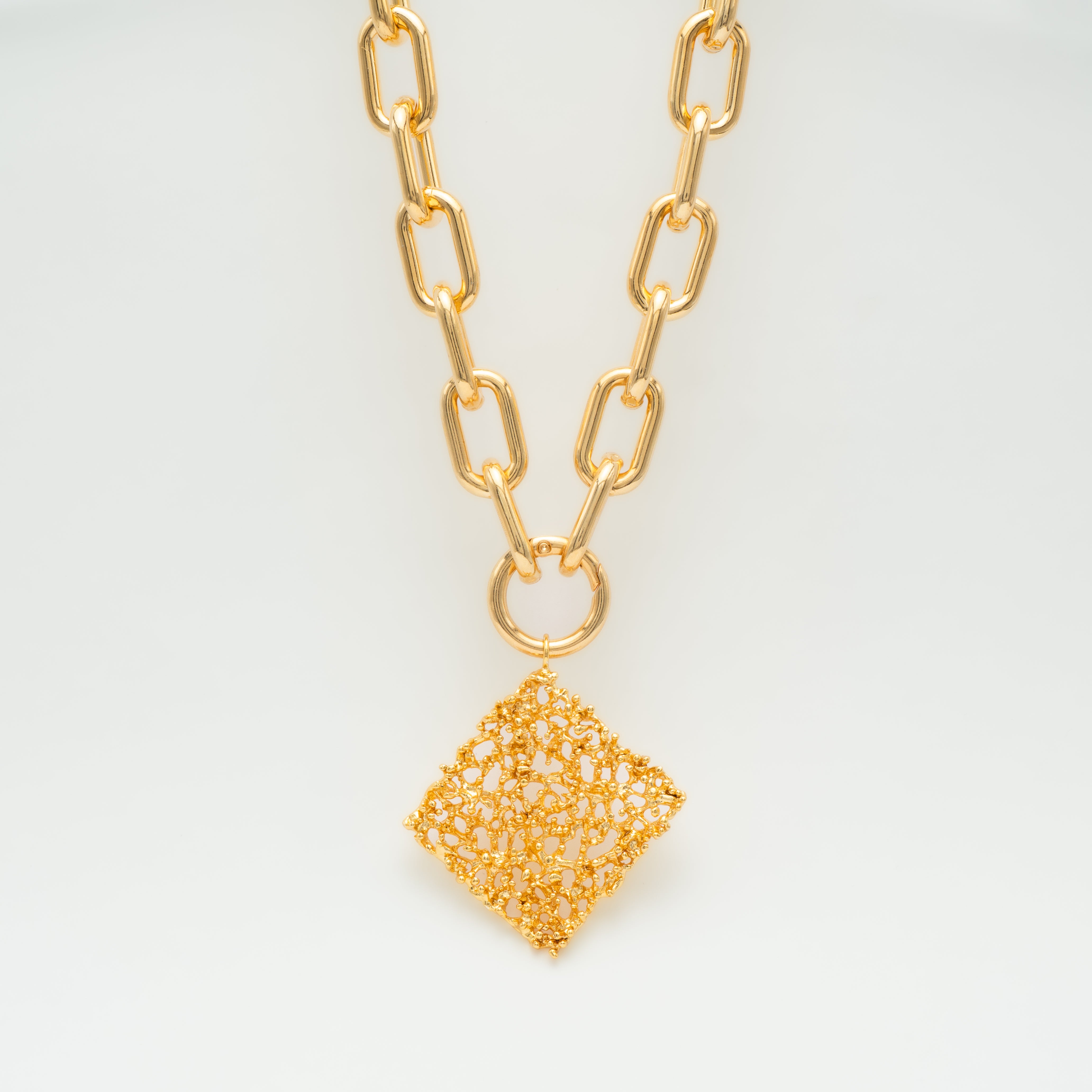 Collar multiposición coral Algar