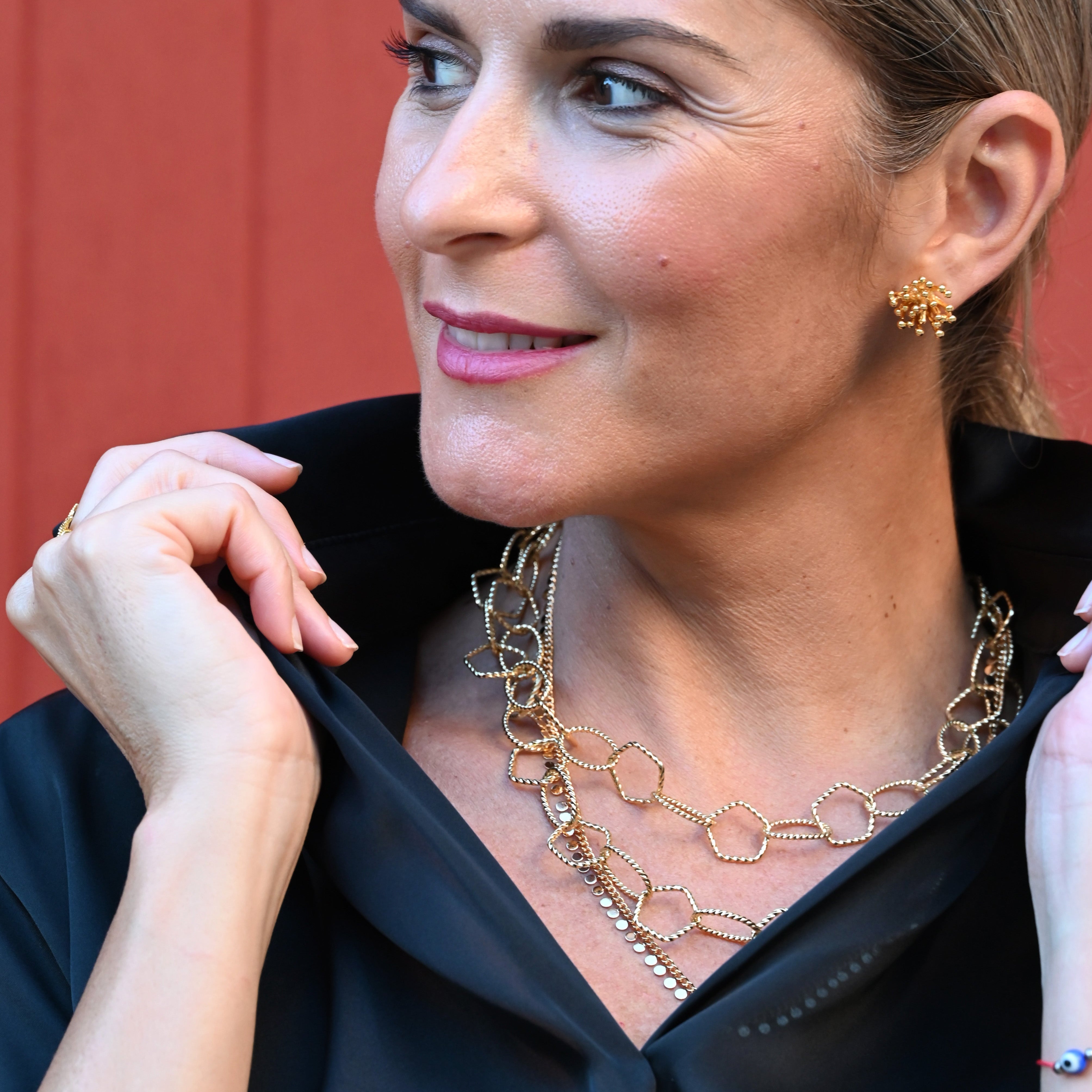 Double Dancing Necklace with miniPlanets