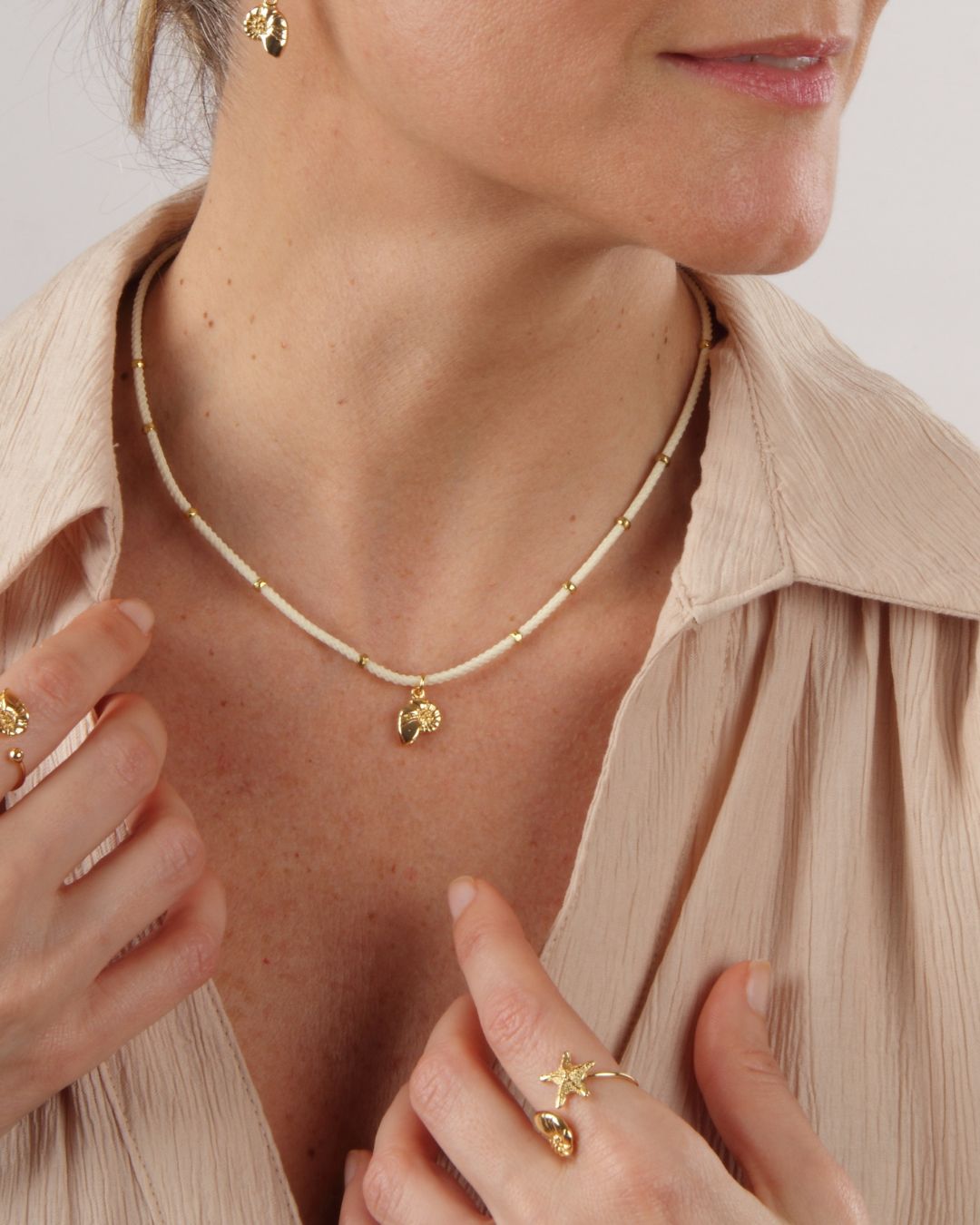 HALSBAND BAUMWOLLE MINI NAUTILUS