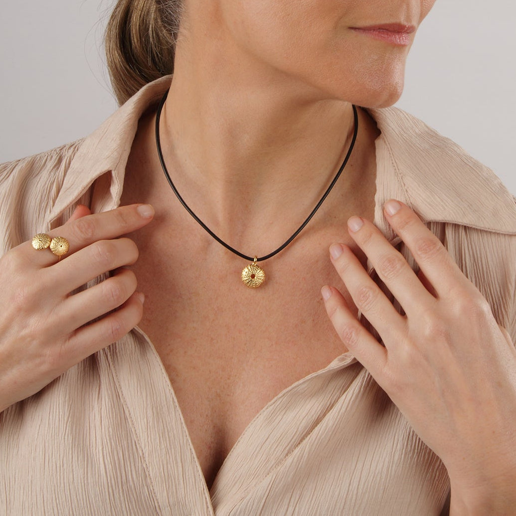 Collar cuero Mini Erizo Trenc Luxe