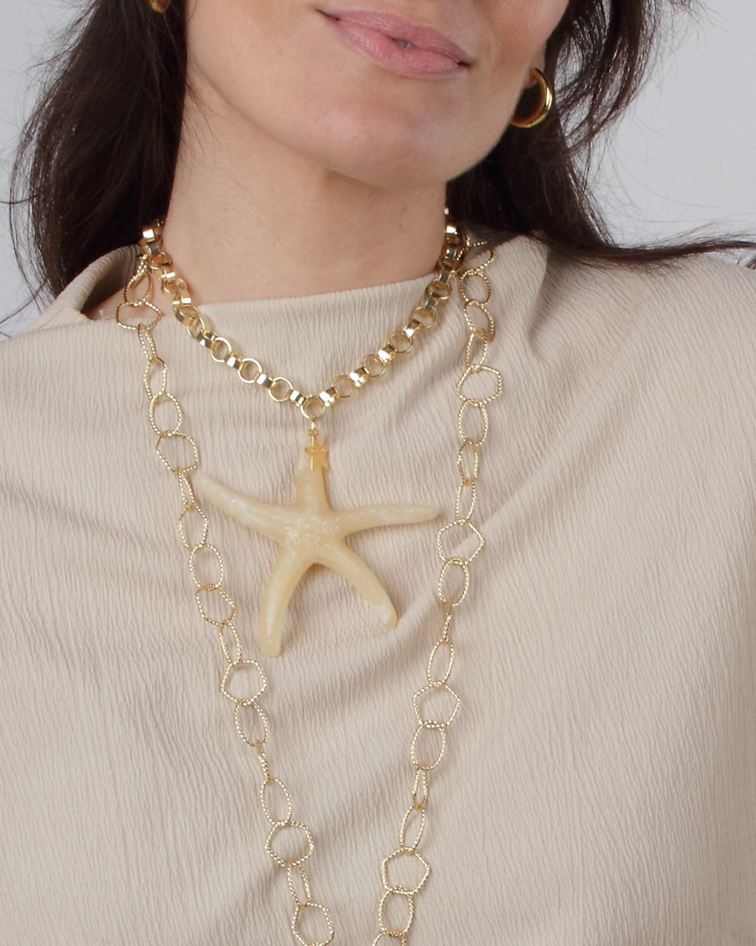 COLLAR CADENA CON ESTRELLA