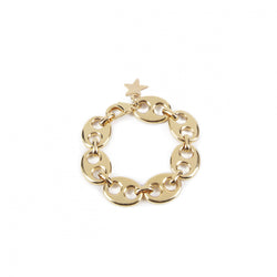 Gaari, pulsera dorada de calabrotes.