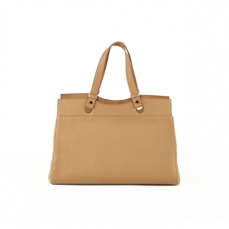 Instyle, bolso beige.